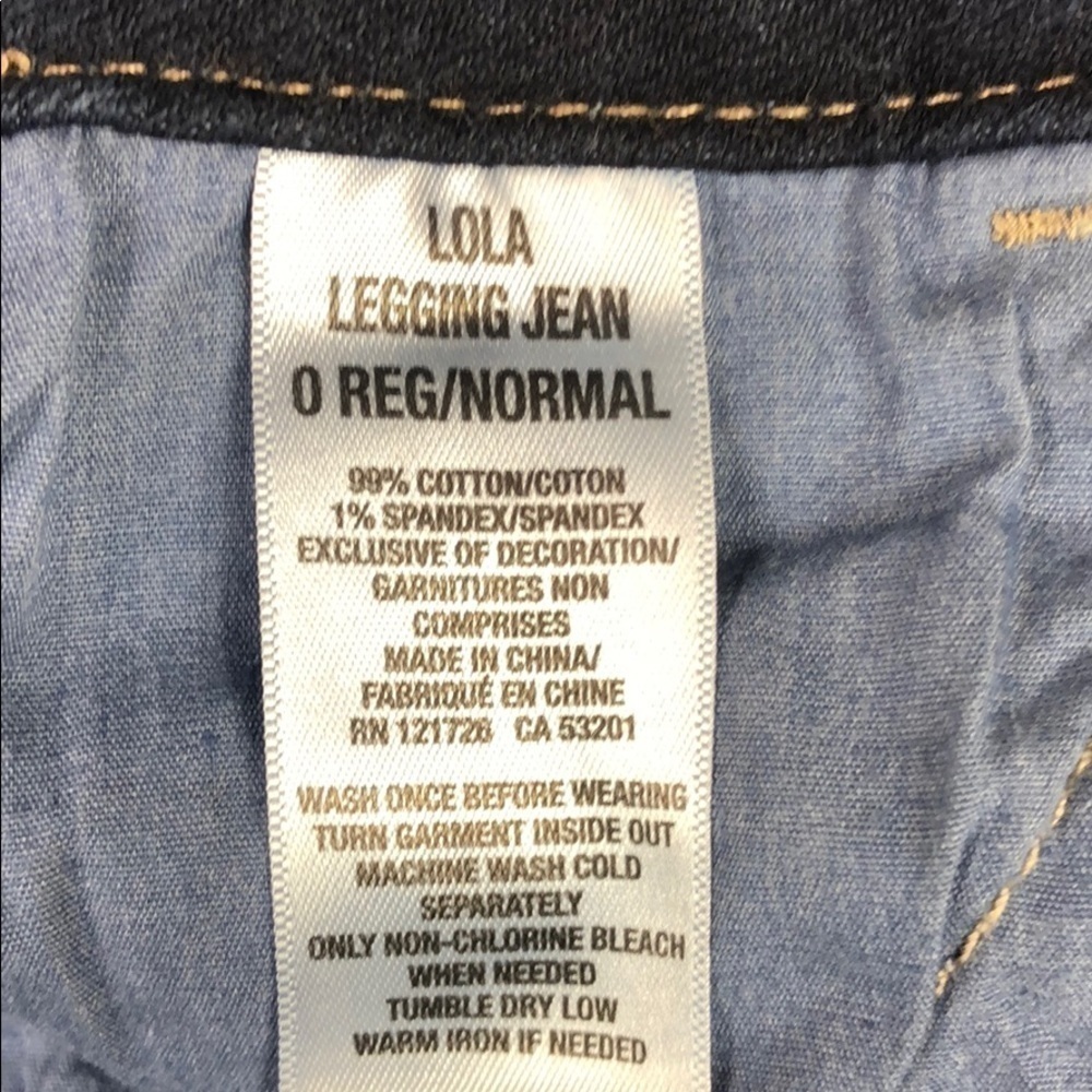 #Aeropostale Original Quality Legging Jeans Sz 0 - Picture 5 of 9